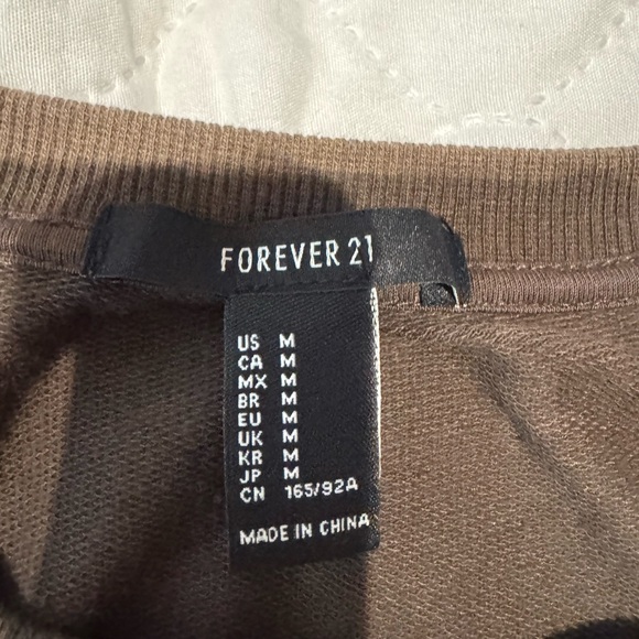 Forever 21 Sparkle Sweatshirt women size medium - Picture 3 of 4